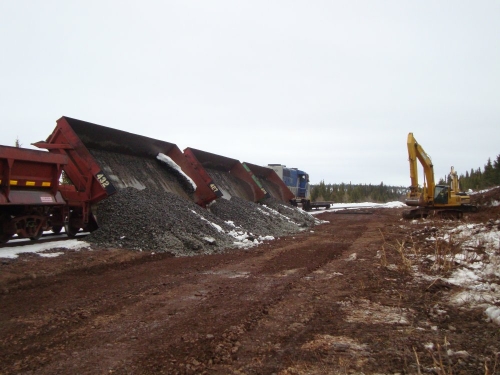 Railway 4 - air dump ballast cars