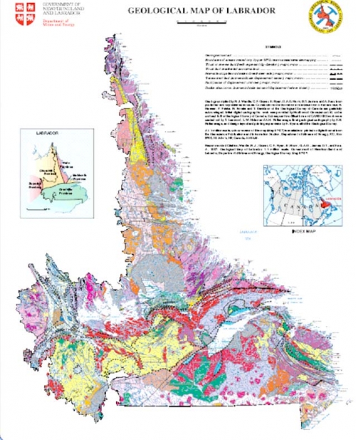 Geology Map of Labrador